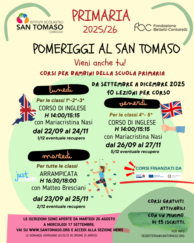 Pomeriggi al San Tomaso