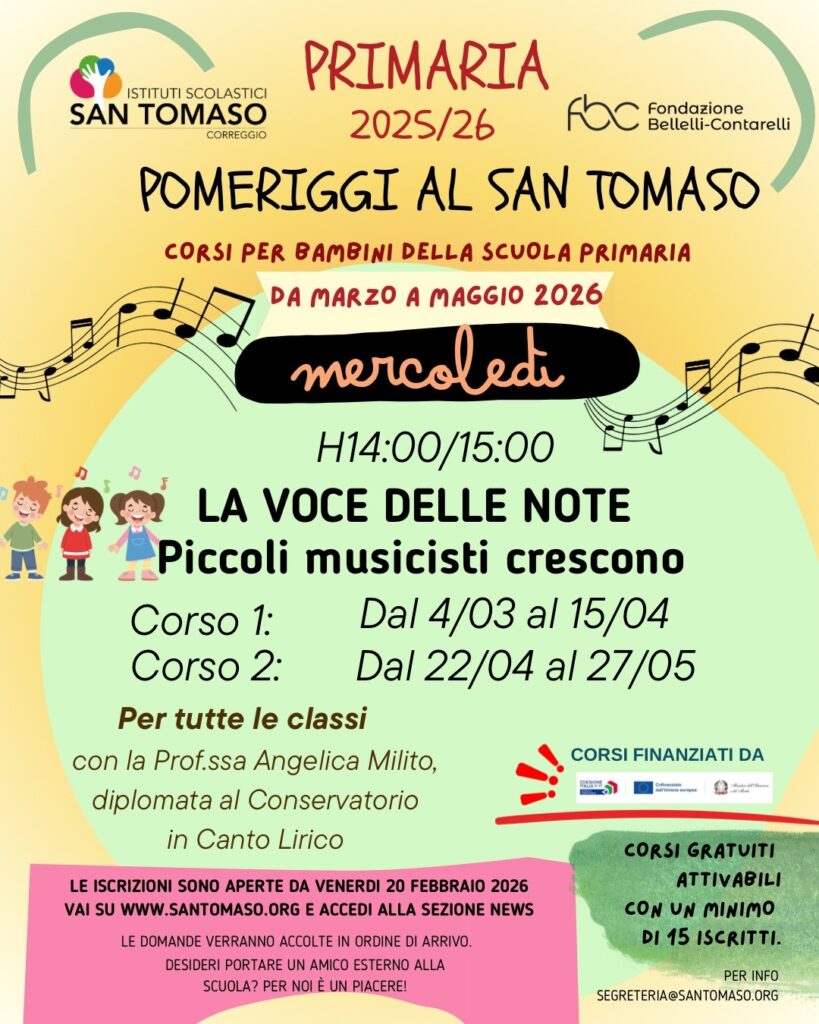 Corso di canto - La voce delle note